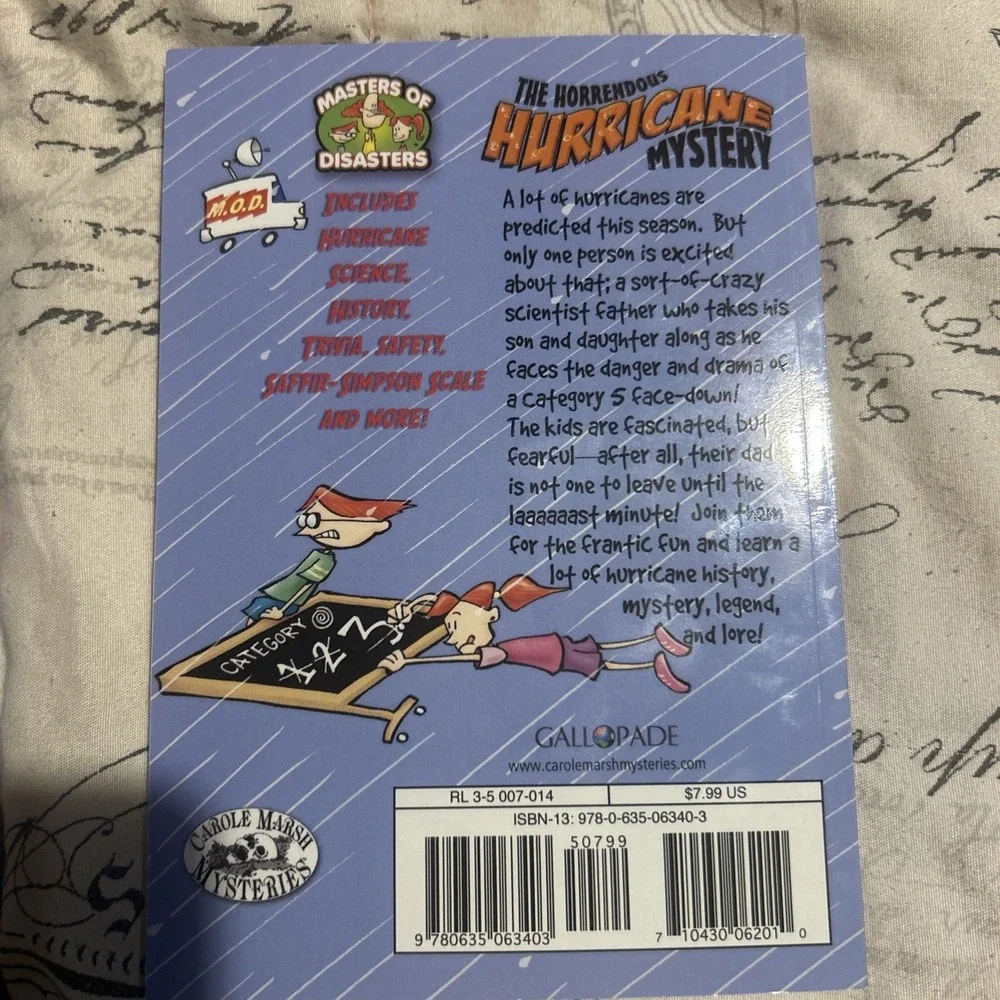 The Treacherous Tornado Mystery & The Horrendous Hurricane Mystery Books